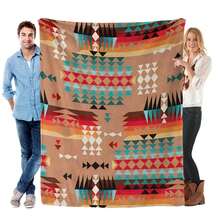 Mantas para sofá, mantas decorativas e mantas para soneca - Multicolorido - Ver 4