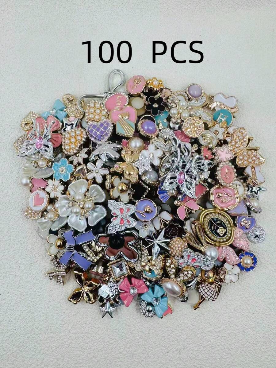 [Quantity] Pcs/Set Assorted Resin Cartoon Design Shoe Charms, Fashion Cute Decorative Accessories For Slippers, Sandals, Clogs, DIY Shoes, Birthday Gift, Party Favors (Random Styles)