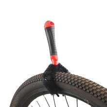Bicycle Tire Cleaning Brush - Heavy-Duty Bike Chain, Rim, Wheel, Hub, Gear Brush - Efficient Dirt, Grime, Grease Removal - Compatible With Road, Mountain, Hybrid, Cruiser Bicycles - Durable Construction For Professional & Home Bike Maintenance - Black - View 2