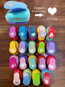 1pc Shell Random Color Machine Embossing Machine, Hole Puncher, Creative DIY Flower Hole Puncher, Beginner Handmade Materials, Embossing Machine, Labor-Saving And Labor-Saving Embossing Machine, Halloween Gift, Christmas Gift - Multicolor - View 26