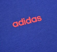 Adidas New Women's Retro Sports Long-Sleeved Casual Pullover Sweatshirt - Blue - View 3