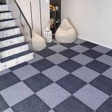 10片装 30厘米 x 30厘米 自粘防滑互锁地垫，隔音地毯，卧室地垫，吸水地毯，适用于厨房、客厅、家居 - 30x30cm-10pcs - 查看 11