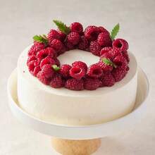 大型覆盆子花环模具 - 专业烘焙和手工硅胶模具，材质优良，适用于巧克力、肥皂、蜡烛、石膏、DIY婚礼、生日、情人节装饰 - 易脱模，自然纹理设计，材质优良，圣诞节最佳选择，感恩节完美之选 - 白色 - 查看 7