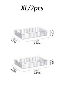 1pc/2pcs/5pcs/7pcs/10pcs/11pcs Versatile Clear Plastic Drawer Organiser Set, Ideal For Cosmetic Storage And Bathroom Organisation, Multi-Size Options For Every Room, Perfect For Dresser And Bathroom Drawers, Stylish Cosmetic Display Rack, Enhances Home And Bedroom Decor, Perfect For Holiday Gifting, Thanksgiving And Christmas Presents, Thoughtful New Year's Gifts, Unique Gift Boxes For Girlfriends, Elevate Your Space With Autumn And Holiday Decorations, Must-Have Organiser For A Tidy And Chic Home.