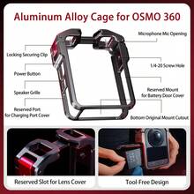 Llano For Osmo 360 Aluminum Alloy Protective Metal Cage - Black - View 12