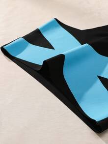 3pcs Women's Seamless Crossover Pattern Hipster Briefs, Comfortable Fabric, Mid/High Waist - Multicolor - View 4