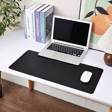 1 tấm lót chuột bằng da PU hai mặt màu trơn, tấm lót chuột cho máy tính để bàn, máy tính xách tay, sử dụng tại nhà và văn phòng - nhiều màu - Xem 20