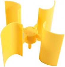 EstiloTendenciaMini Motor Piezas Electricidad Generador De Viento Motor Eje Vertical Turbinas De Viento LED Modelo De EnseñAnza DIYCalidad PremiumVersióN Mejorada - 1 - Ver 8