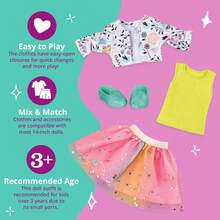 Kids Clothing Accessory Sets - 亮片派對禮服 - 查看 4