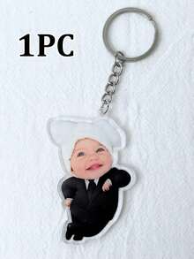1/3/5pcs Customized Baby Boss Picture Keychain, Boss Baby Afro Birthday, Unique Souvenir, Customized Photo Keychain, Gift For Friends, Family, Birthday Gifts, Easter Gift Valentine's Day Gift, Personalized Customized Gifts, Couple Gifts, Suitable For Home, Office, Car Keys, Etc., Valentine'S Day Men'S Gift, Boyfriend Gift, Personalized Accessory, Backpack Pendant. - Multicolor 3 - View 16