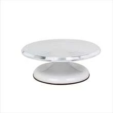 1 Piece Aluminum Alloy Cake Turntable, 12 Inch, Non-Slip Rotating Dessert Display Stand, Cake Decorating Tools, Baking Tools, Kitchen Tools, Kitchen Accessories - Multicolor - View 12
