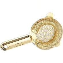 Zerodis Colador de Cóctel, Herramienta de Barra de Acero Inoxidable para Camareros, Filtrado, Fácil Manejo, Uso Doméstico y Bar, Restaurante (Dorado) - dorado - Ver 5