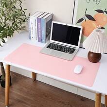 1 tấm lót chuột bằng da PU hai mặt màu trơn, tấm lót chuột cho máy tính để bàn, máy tính xách tay, sử dụng tại nhà và văn phòng - nhiều màu - Xem 11