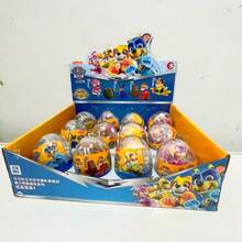 1 Box Paw Patrol Surprise Egg Mystery Box, Random Cartoon Character Figurine Collection, Party Gift, Unboxing Game Golden Egg, Fun Gashapon Toy (Random Style)