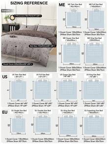 3pcs Heart Pattern Bedding Set (1 Duvet Cover And 2 Pillow Shams), Soft & Skin-Friendly, Suitable For Home Decor, Valentine's Day Gift, All Seasons