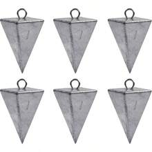 Pesos piramidales de pesca con pirmide de pirmide, pesos de pesca a granel de agua salada, pesos de pesca sin enredos, 1 oz 2 oz 2 oz 3 oz 4 oz - 29,57 ml - Ver 2