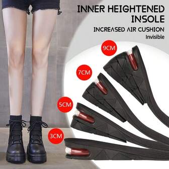 Height Increasing Insoles, Invisible Height Increasing Inserts, Air Cushion Insoles, Adjustable Height Insoles, Trimmable Foot Pads