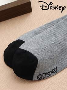 Disney 1 Pair/5 Pairs/10 Pairs Men's Mid-Calf Socks - Stitch Pattern Couple Socks, Two-Stripe Mid-Calf Sports Socks, Versatile Style, Suitable For Daily Wear And As Holiday Gifts - Multicolor - View 7