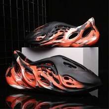 Foam Runner Shoes, Unisex Foam Runner Sneakers Pillow Cloud Shoes Non-Slip Lightweight Breathable Soft  Sandals - Ngụy trang màu đen - Xem 5