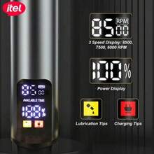 itel ITR-35 LED Display Hair Clipper, Professional Precision Carbon T-Blade, All-Metal Design, Suitable For Men, For Hair Cutting And Styling - Black - View 6