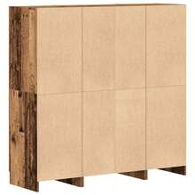 3 Piece Kitchen Cabinet Set Old Wood Engineered Wood - Brown - View 10