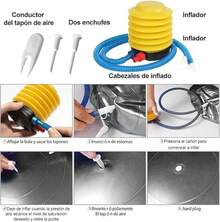 Pelota Fitness De Ejercicio para Yoga Pilates con Bomba para Pilates Yoga Ejercicios Abdominales Y Ejercicios Básicos Fitness Equilibrio Gym - Plateado - Ver 6