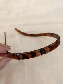 3条/1条 14.57英寸/37厘米 黑色、棕色、灰色、玳瑁色 简约防滑锯齿轻便塑料发箍，时尚百搭高端优雅简约风格发饰，适合日常佩戴、休闲、派对、通勤、海滩、度假、发型设计、洗脸、化妆、搭配服装等场合，可作发带、发箍、头饰。 - 彩色 - 查看 3