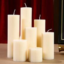1pc/Box New Cylindrical Candle (Height: 5cm/1.96in To 20cm/7.87in, Diameter 1.96in), Scented Candle, European Style, Smokeless Candle, White Candle, For Home Decor, Room Decor, Bedroom Decor, Party, Dining Table Decor, Kitchen Decor, Dining Room, Romantic, Party, Candlelight, Birthday Candle Decor, Holiday Decor, Candle, Candles, Halloween, Autumn, Gifts, Scented Candles, Home Decoration, Vintage Decor, Christmas Decorations, Christmas Decor, Christmas Gifts