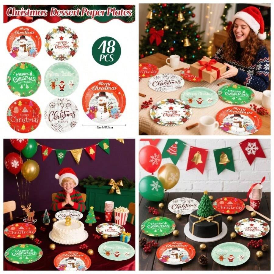 Disposable Tableware Sets - Christmas - View 1