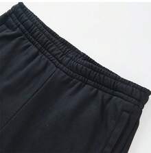 Adidas New Women's Comfortable And Simple Training Knitted Pants - Black - View 4