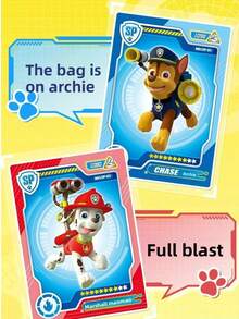 官方汪汪队立大功英雄卡牌团队包 - 第一版 - 阿奇·玛芬 SP 收藏卡 - 卡片随机发放 - 彩色 - 查看 8