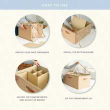 Foldable Shoe Racks - Gris - View 6