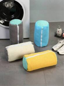 1 Piece 360-Degree Rotating Durable Shoe Wash Bag, A Noise-Reducing And Deformation-Resistant Laundry Bag Designed For Washing Machines, Reusable Laundry Bag With Air-Drying Function, A Lazy Cleaning Tool Suitable For All Types Of Shoes Such As Sneakers, Canvas Shoes, Children's Shoes, Men's Shoes, Women's Shoes, Etc./Christmas Gift/Bathroom Accessory - Multicolor - View 7