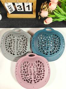 1个拉链硅胶文胸洗衣袋，家用洗衣袋，防变形、防缠绕、防褪色洗衣袋，旅行内衣收纳袋，适用于有钢圈和无钢圈文胸。 - 彩色 - 查看 3