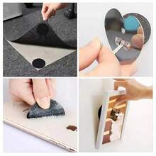 10PCS Anti Slip Rug Mat Non Curling Anti Slip Grippers Strong Adhesive Sticker UK - Black - View 9
