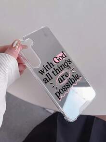 “有了上帝，一切皆有可能”防震镜面手机壳，兼容 13/11/17/16/14/15/15 Pro/15 Plus/15 Pro Max/7 Plus/8 Plus/X/Xs Max/Xr/11 Pro/12 Pro/13 Pro/14 Pro/12 Mini/13 Mini/11 Pro Max/12 Pro Max/13 Pro Max/14 Pro Max/14 Plus/17 Pro/17 Air/6/6s Plus/7/8/16 Pro/16 Plus/16 Pro Max/SE2/17 Pro Max 和 Galaxy/A54/A14/A12/A13/A15/A32/A33/A24/A52S/S20/S21/S22/S23/S24/S23 Plus/S24 Ultra/S25/A15/A33/A23 - 彩色 - 查看 4