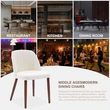 Dining Chairs - Beige - View 3