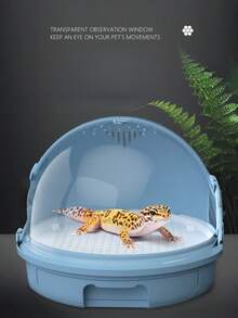 Pet Portable Carrying Bag, Convenient To Carry, Pets Feel At Ease. It Can Be Used For Hamsters, Birds, Reptiles, Etc. Practical Pet Portable Hand-Held Cage, Transparent, Super Practical.