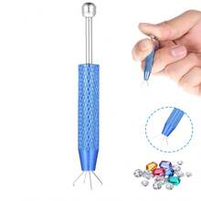 Piercing Ball Grabber Reacher Tool,Jeweler's Pick Up Tool, Stainless Steel Piercing Ball Grabber Tool, Pearl Grabber Pick Up Tool With 4 Prongs