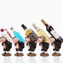 Wine Rack & Wine Glass Rack - Bronze - Voir 3