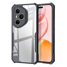 3in1 For Honor 400 Pro Phone Case Heavy Duty Clear Acrylic Shockproof For Honor 400 Tempered Glass Screen Protector Film + Lens Film Screen Protection Essentials, Applicable To Daily Shield, Office, Home Daily Shield Office Home Phone Screen Protector Phone Accessories Waterproof Anti-Fall Scratch Resistant - Black - View 4