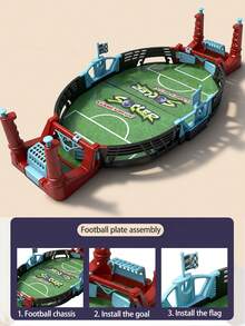 Children's Board Game Toy Football Popular Football Game Family Game Two-Player Competitive Game Educational Interactive Battle Launch Game - Multicolor - View 4