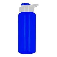 PromoClick Sports Bottle - Solid Blue - View 3