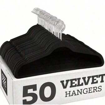 高级天鹅绒衣架，防滑薄绒毛衣架，结实耐用的衣物衣架，重型外套和西装衣架，衣柜专用耐用西装衣架，理想的衣柜用品 5 件装