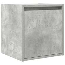 Table de chevet murale vidaXL, béton gris, 38 x 34 x 40 cm - Noir - Voir 2