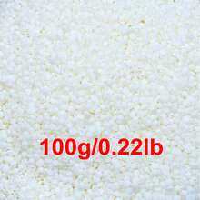 100/500/1000/1200g 純大豆蠟粒香氛蠟燭原料 DIY 無煙蠟燭製作材料，適用於家居裝飾香氛蠟燭、杯蠟、母親節禮物、情人節、母親節女性家居手工藝製作材料 - 米色 - 查看 10
