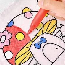 Kit de 30 Bolsas para Colorear con 60 Marcadores para Niños, Bolsas de Tela No Tejidas Reutilizables para Fiestas, Cumpleaños y Navidad, Divertido Juego de Arte DIY para Regalos - Multicolor - Ver 8