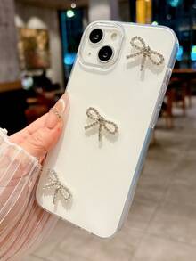 Ốp lưng điện thoại Jelly bóng mượt dễ thương, tương thích với iPhone 17 16 15 14 13 12 Pro Max 11, màu trơn, chống sốc, mặt lưng mềm. - trắng - Xem 4