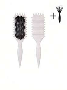 0150623540004 Cepillo desenredante para dar forma a los rizos, cepillo de nailon anti-frizz para definir rizos suaves y naturales, cepillo desenredante suave que reduce el daño y la estática, herramienta de peinado y cuidado del cabello para uso diario en mujeres y hombres, cepillo profesional para rizos para uso diario - Cepillo Candy auténtico