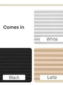 Achim Home Furnishings Cordless Vinyl Room Darkening Pleated Window Shade, 36" x 75", White - Blanco - Ver 3